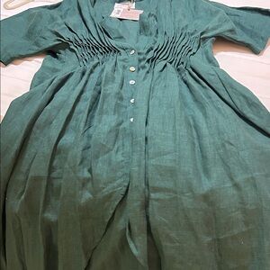 Chic Teal High Low Dress